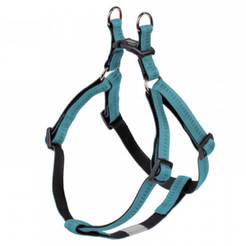 Dog collar 30-40cm/10mm Soft Grip turquoise