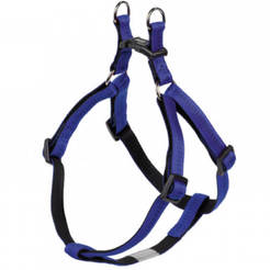 Dog harness 60-86cm/25mm Soft Grip blue