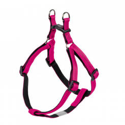 Dog collar 60-86cm/25mm Soft Grip cyclamen