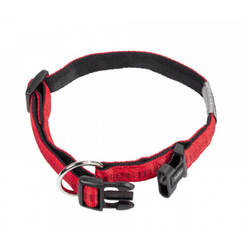 Dog collar 20-30cm/10mm Soft Grip red