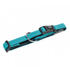 Dog collar 20-30cm/10mm Soft Grip turquoise