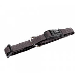 Dog collar 20-30cm/10mm Soft Grip dark grey