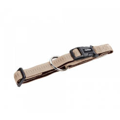 Dog collar 20-30cm/10mm Soft Grip beige