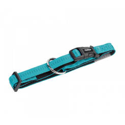 Collar for dogs 25-35cm/15mm Soft Grip turquoise