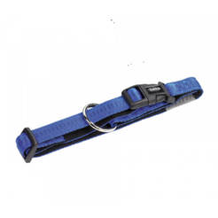 Dog collar 30-45cm/20mm Soft Grip blue