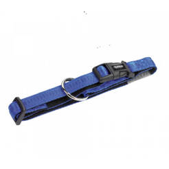 Dog collar 50-65cm/25mm Soft Grip blue