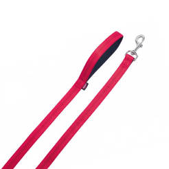 Dog lead 120 cm/10mm Soft Grip red