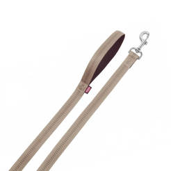 Dog lead 120 cm/25mm Soft Grip beige