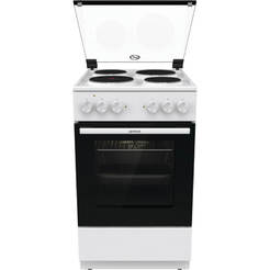 Cooker with oven 50cm with 4 hotplates and 9 functions GE5A41WH GORENJE