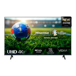 LED Smart TV 43" VIDAA, 43A6N, 4k UltraHD, HDR 10+, DTS Virtual X, HISENSE