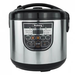 Multicooker 5l, 10 programs 780W timer inox R51985E5 ROSBERG