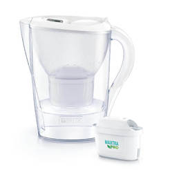 Marella Cool Memo water filter jug with 3 filters 2.4/1.4l white BRITA