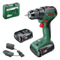 Акумулаторен винтоверт безчетков с 2 батерии 18V 2.0Ah Li-Ion 60Nm UniversalDrill 18V-60 BOSCH