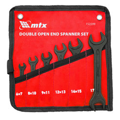 MTX 6-19mm phosphated wrenches 6 pieces