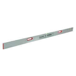 Master with level, aluminum 2m - rectangular with spirit levels and handles