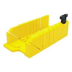 Angle miter 22.5°, 45°, 90° with holders 2pcs PVC 310 x 120 x 77mm STANLEY