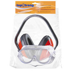 Safety glasses and earmuffs set TOPSTRONG