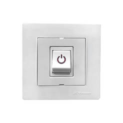 Boiler switch 16A with white frame CANDELA MUTLUSAN