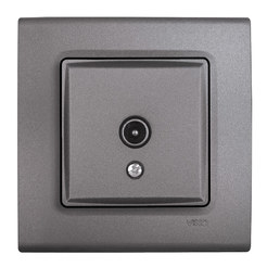 TV socket 12dB single gray Linnera Life