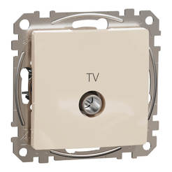 TV socket male outlet 7db 5-2200MHz mechanism without frame cream Sedna SCHNEIDER ELECTRIC