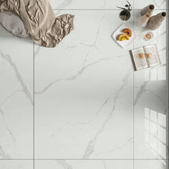 Granite tile Statuario Goya 60 x 120 x 0.7cm marble gloss (2.16 sq.m./carton)