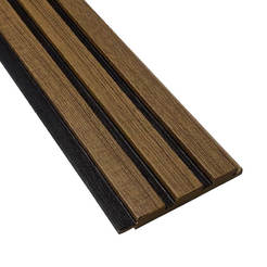 MDF paneling for walls and ceilings 12cm teak black wood