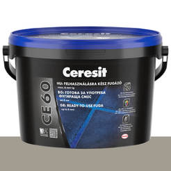 Затирка CE 60 Ceresit для швов до 6 мм, цементно-серая 2кг