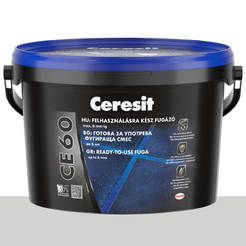 Фугираща смес CE 60 Ceresit за фуги до 6 мм, сребрист 2кг