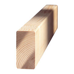 Glued beam 10 x 6cm, 6.5m - dried timber KVH