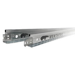 Profile for suspended ceiling T-shaped 24 mm, 0.6 m Ventatec