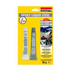 Epoxy adhesive liquid steel 30g gray metallic