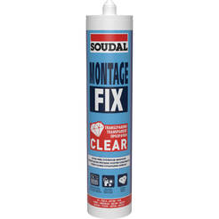 Universal mounting adhesive Montage Fix Clear 280ml, transparent