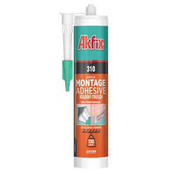 Acrylic mounting adhesive 130kg/sq.m white 310 AKFIX