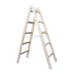 Wooden ladder 2x5 steps 1.46m Tex Star